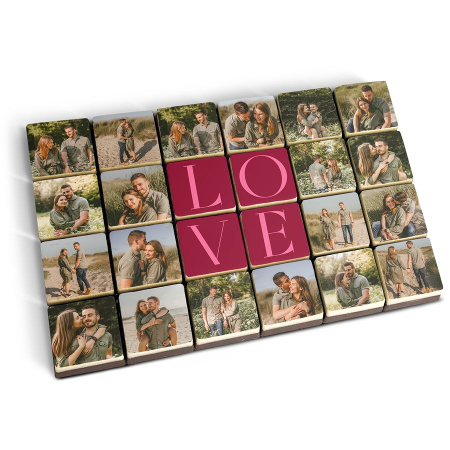 Suklaakortti omalla kuvalla