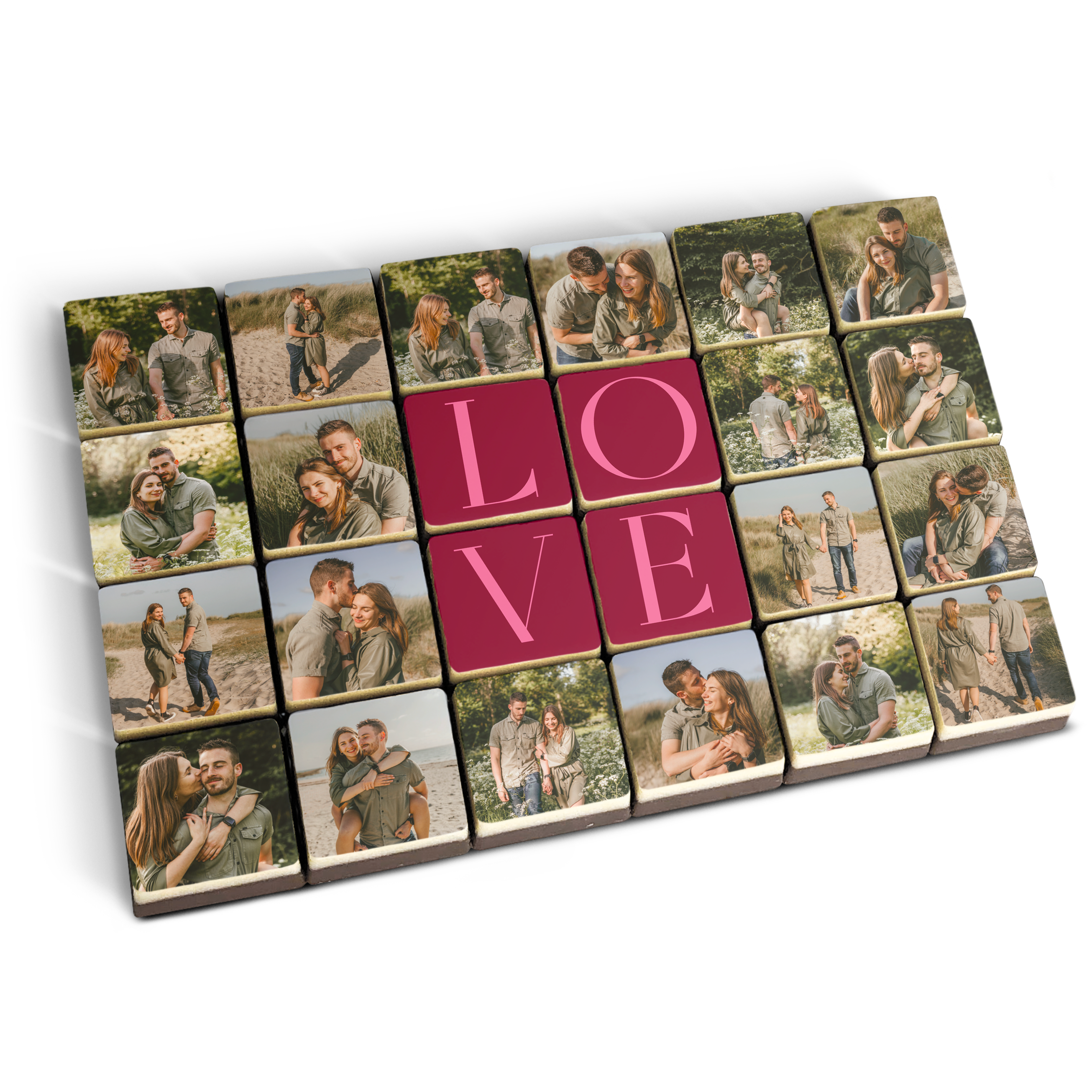 Puzzle en chocolat personnalisé