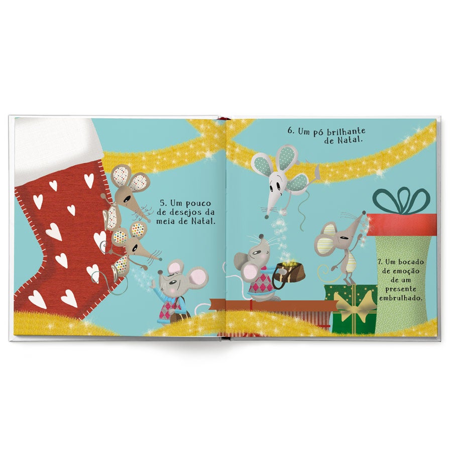 Livro infantil personalizado - Salvando o Natal