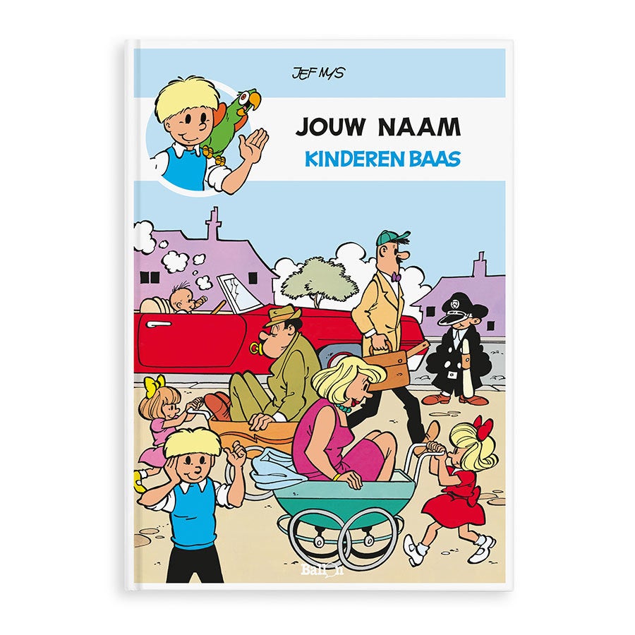 Persoonlijk stripboek - Jommeke &apos;Kinderen Baas&apos; (Hardcover)