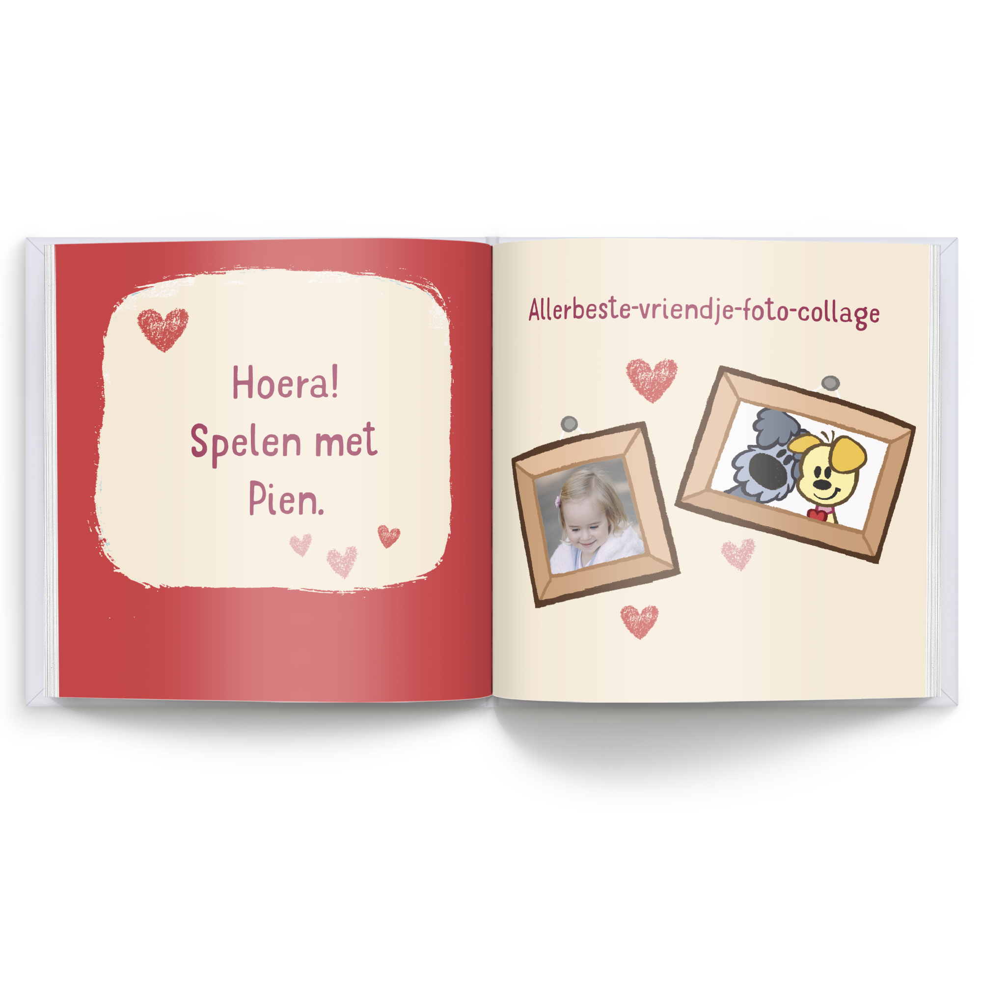 Boek "Woezel & Pip - spelen met jou" met naam