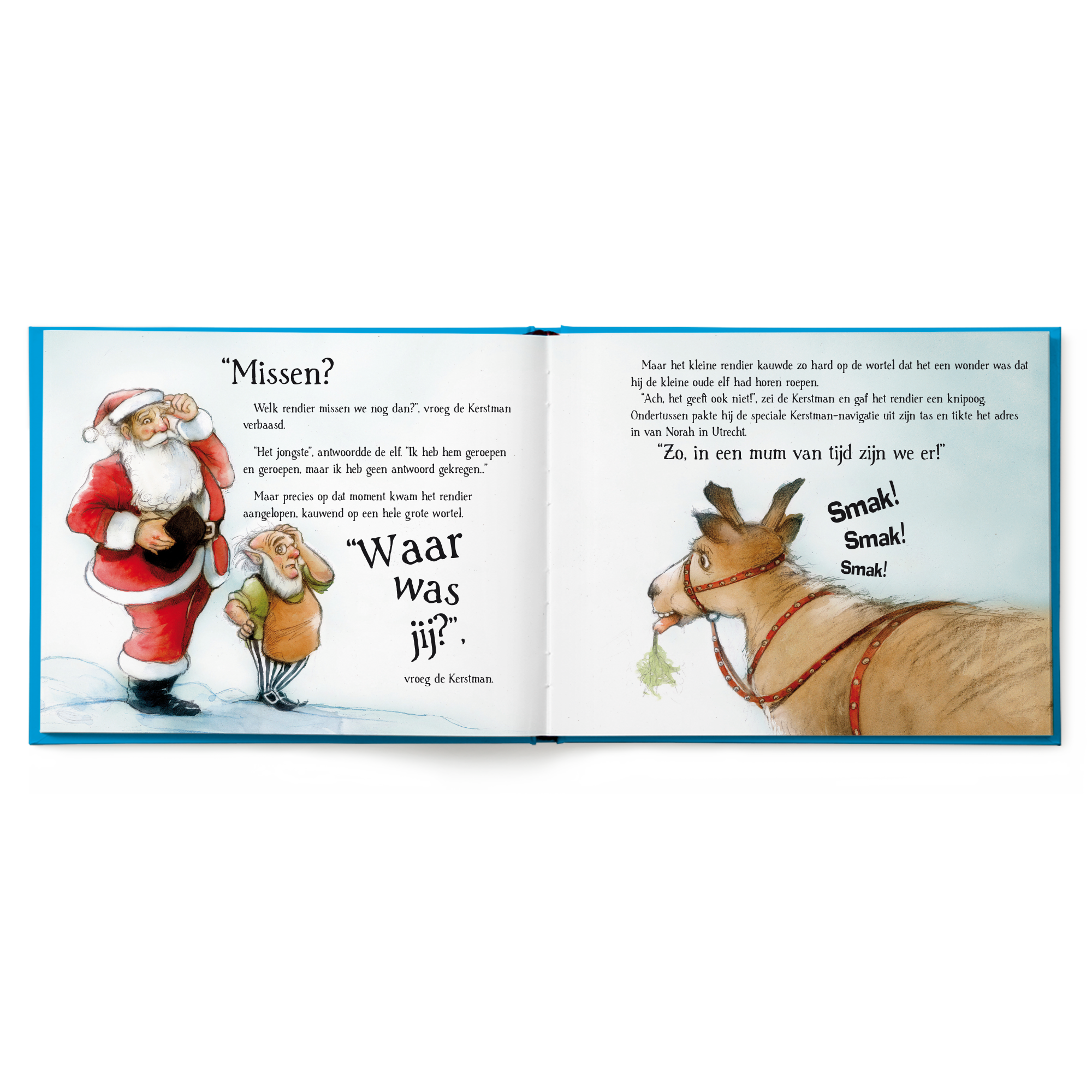 Gepersonaliseerd kerstboek "De kerstman komt"