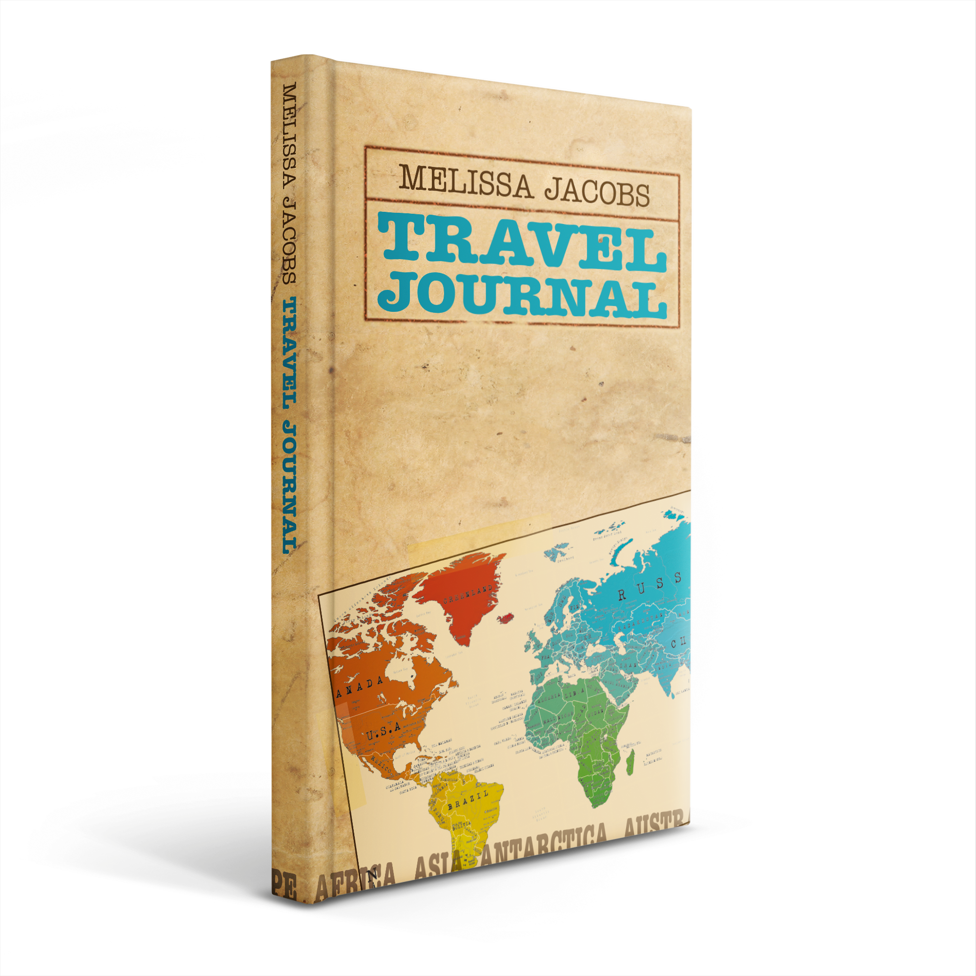 Travel journal met naam 