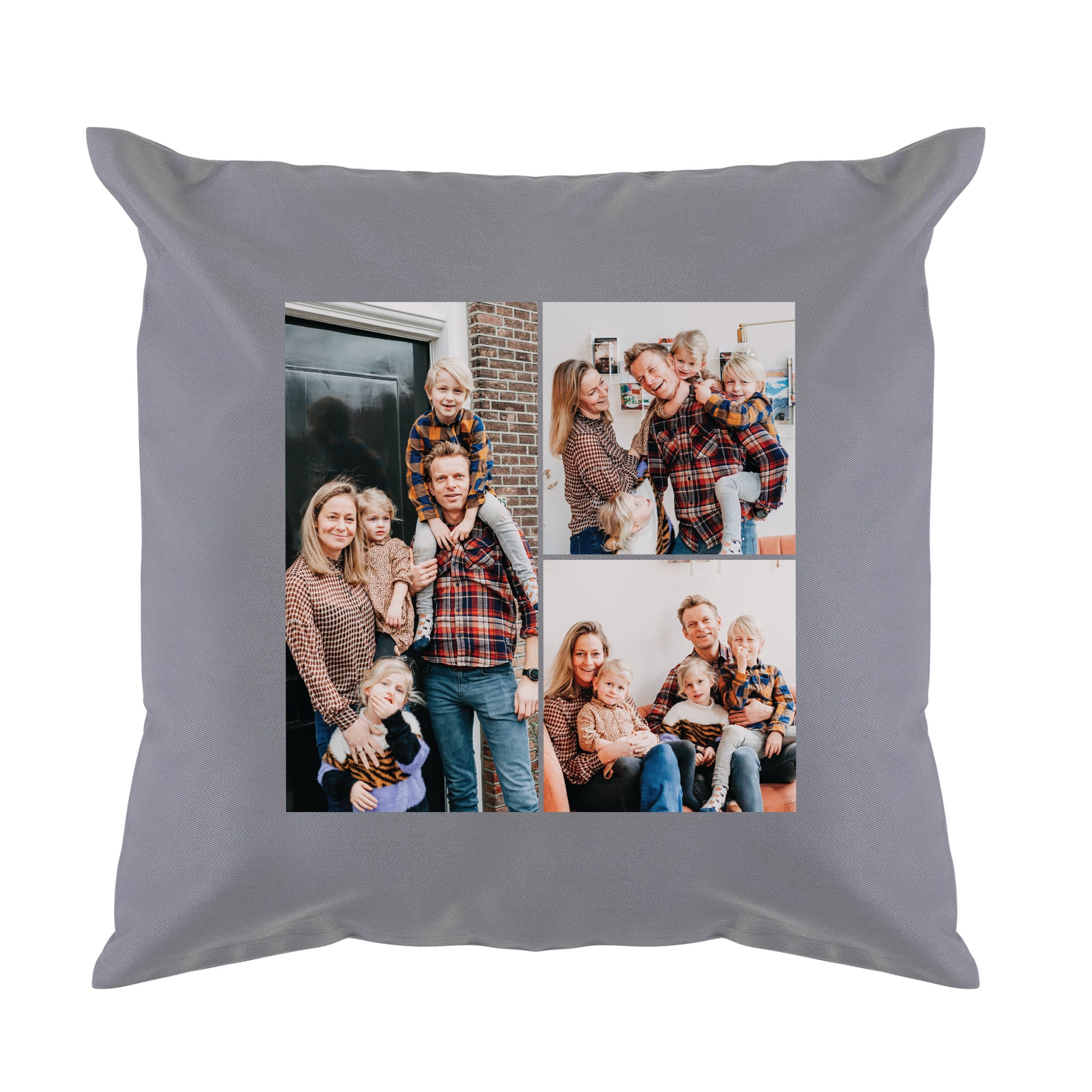 Personalised cushion - Father's Day - Light Grey
