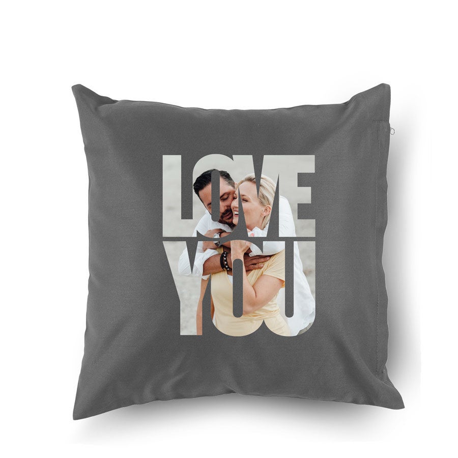 Personalised cushion - Love-themed