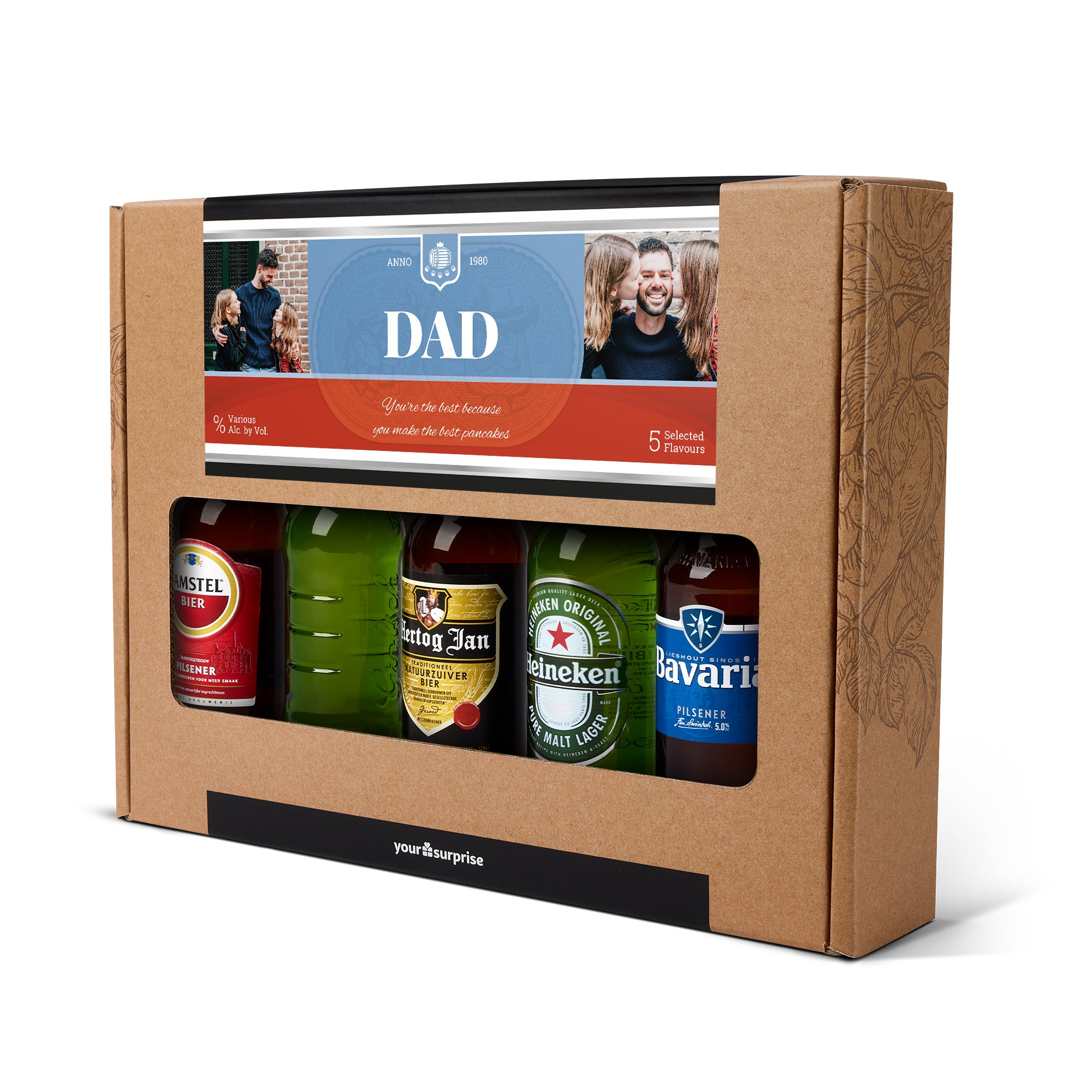 Personalised beer gift set - Dutch - Grandpa