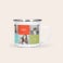 Mug émaillé personnalisé Mug émaillé personnalisé
