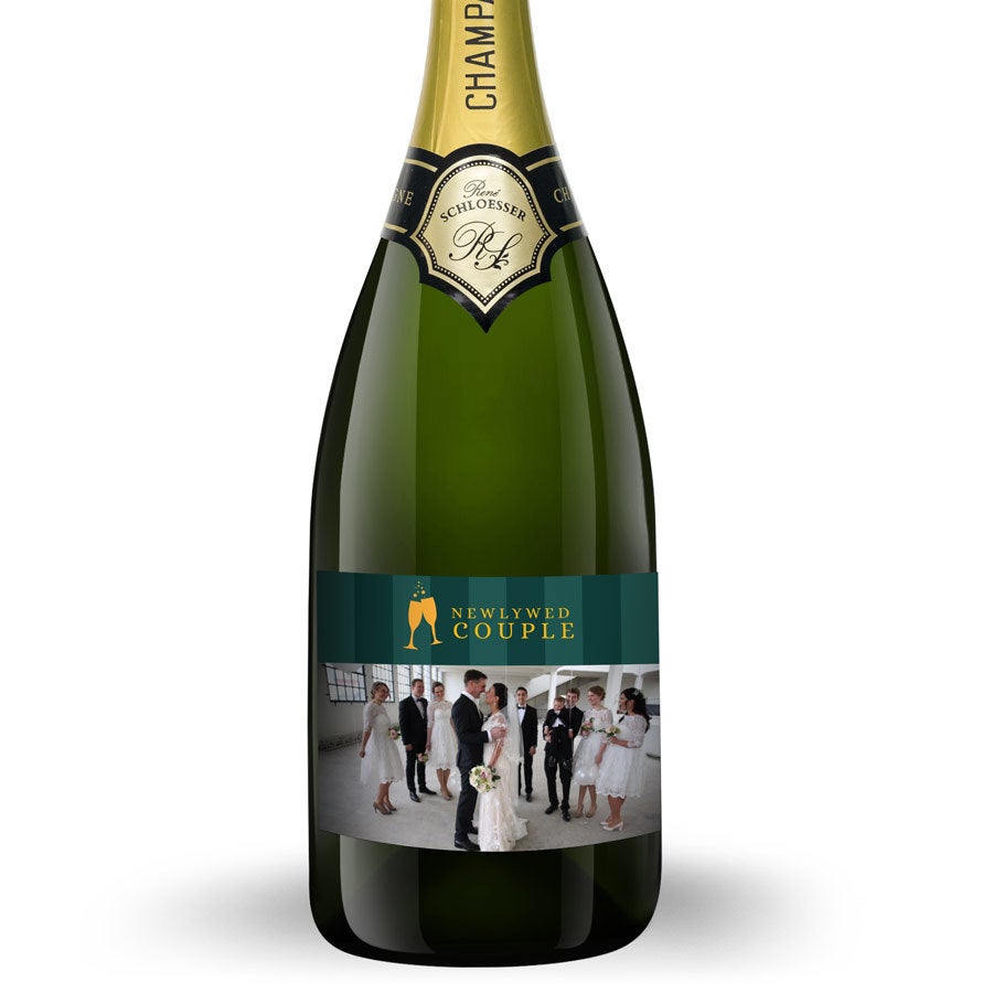 Champagner personalisieren - René Schloesser Magnum