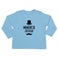 Baby shirt bedrukken - Lange mouw - Babyblauw - 62/68