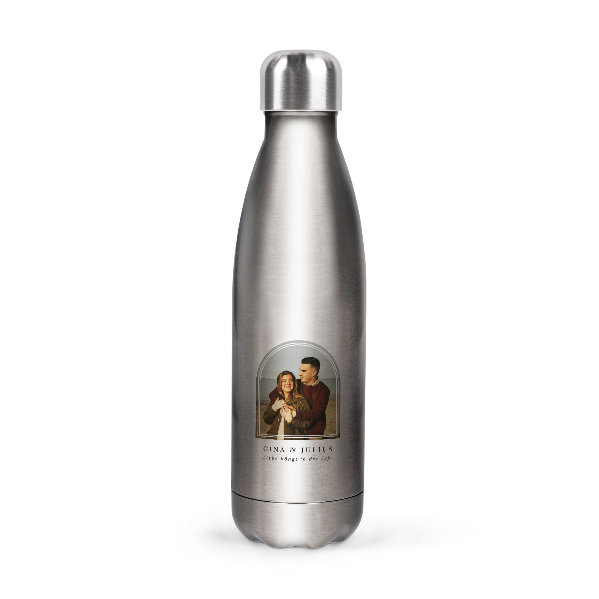 Personalisierte Edelstahl Trinkflasche