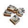 Solid chocolates - Square - set of 24