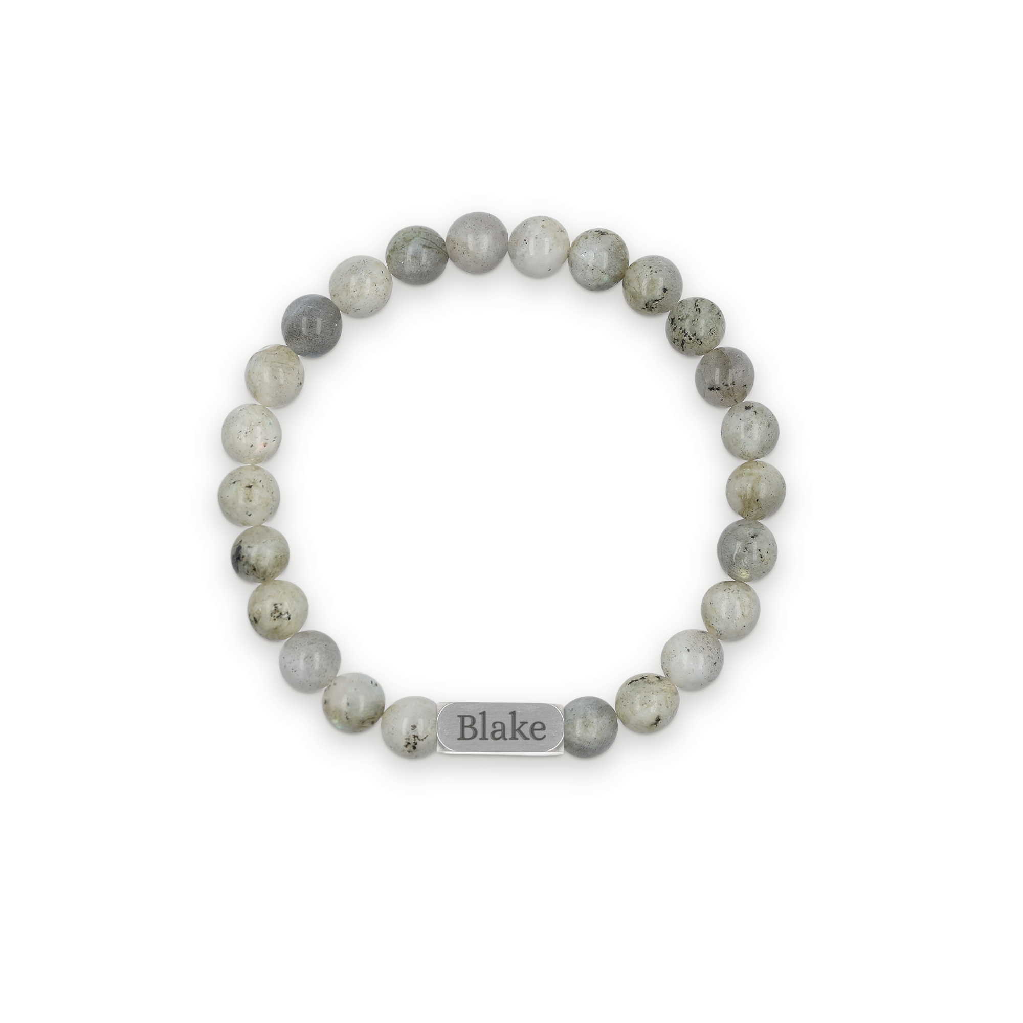 Personalised gem stone bracelet