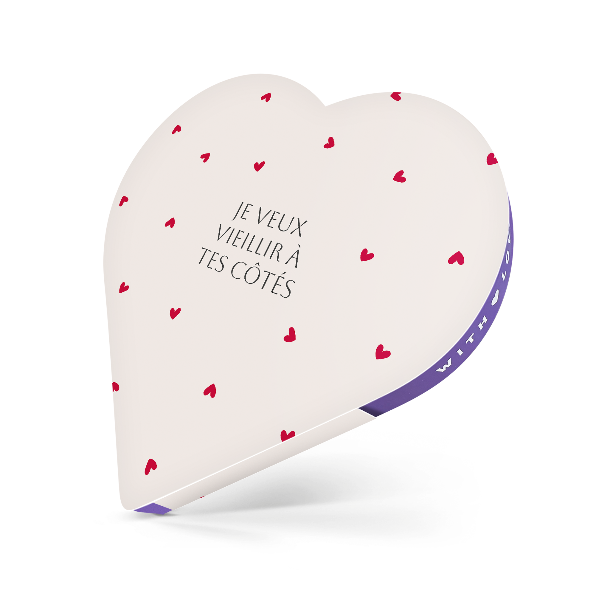 Coeur en chocolat Milka