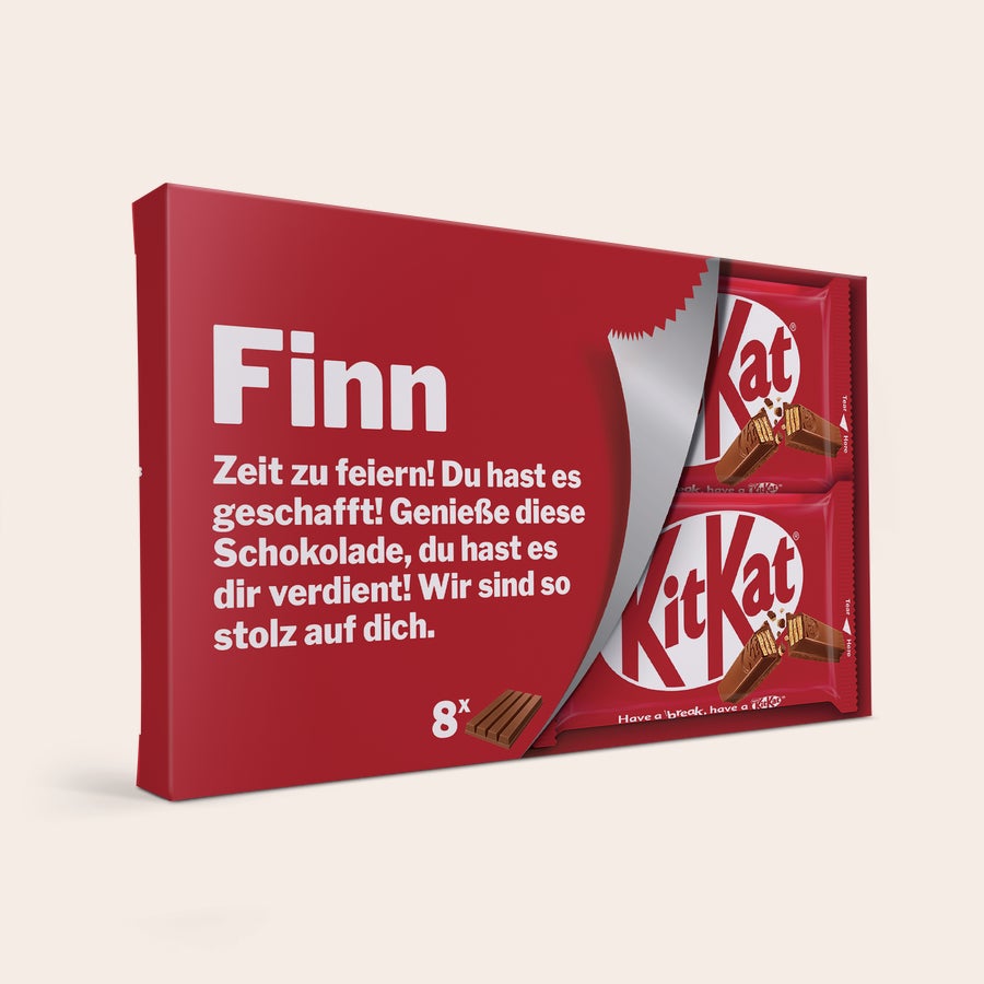 Personalisiertes Kitkat Geschenk Personalisiertes Kitkat Geschenk
