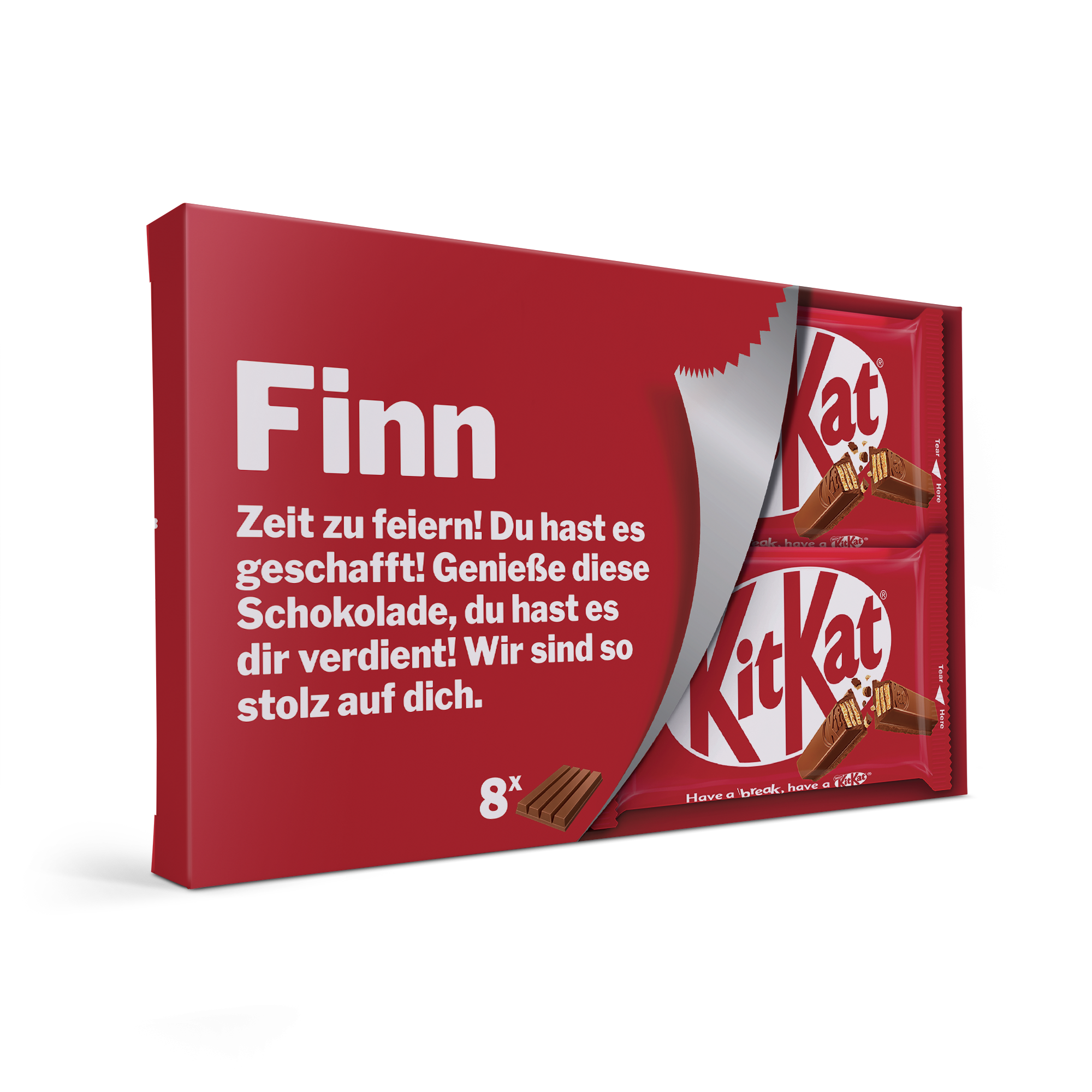 Personalisiertes Kitkat Geschenk