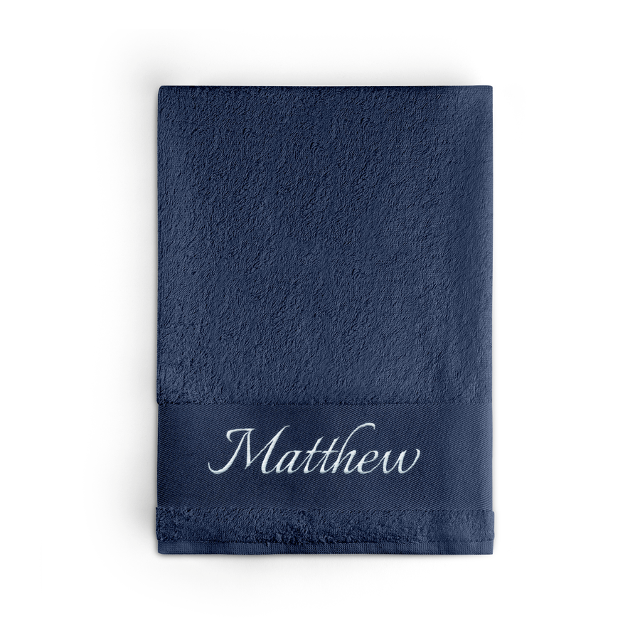 Bath towel with name embroidered YourSurprise