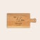 Personalised wooden serving platter Personalised wooden serving platter