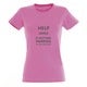 T-shirt - Vrouw - Roze - S