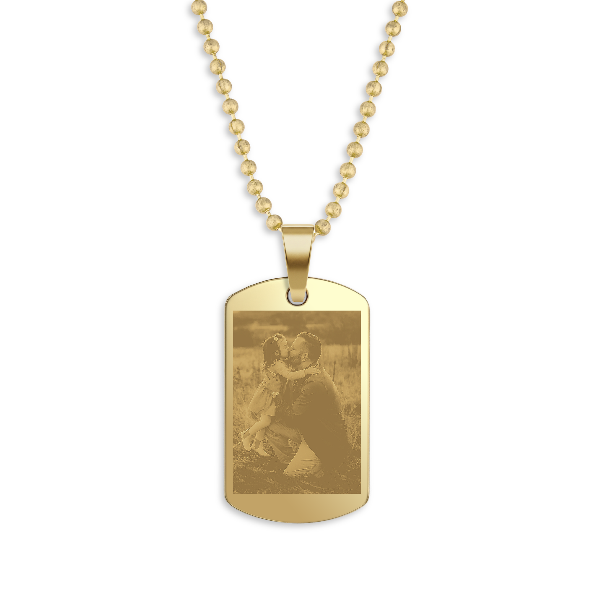 Dogtag halskæde med indgravering