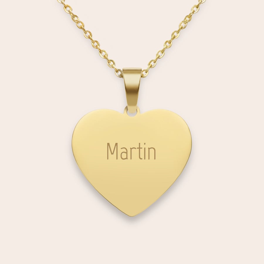 Engraved heart necklace Engraved heart necklace