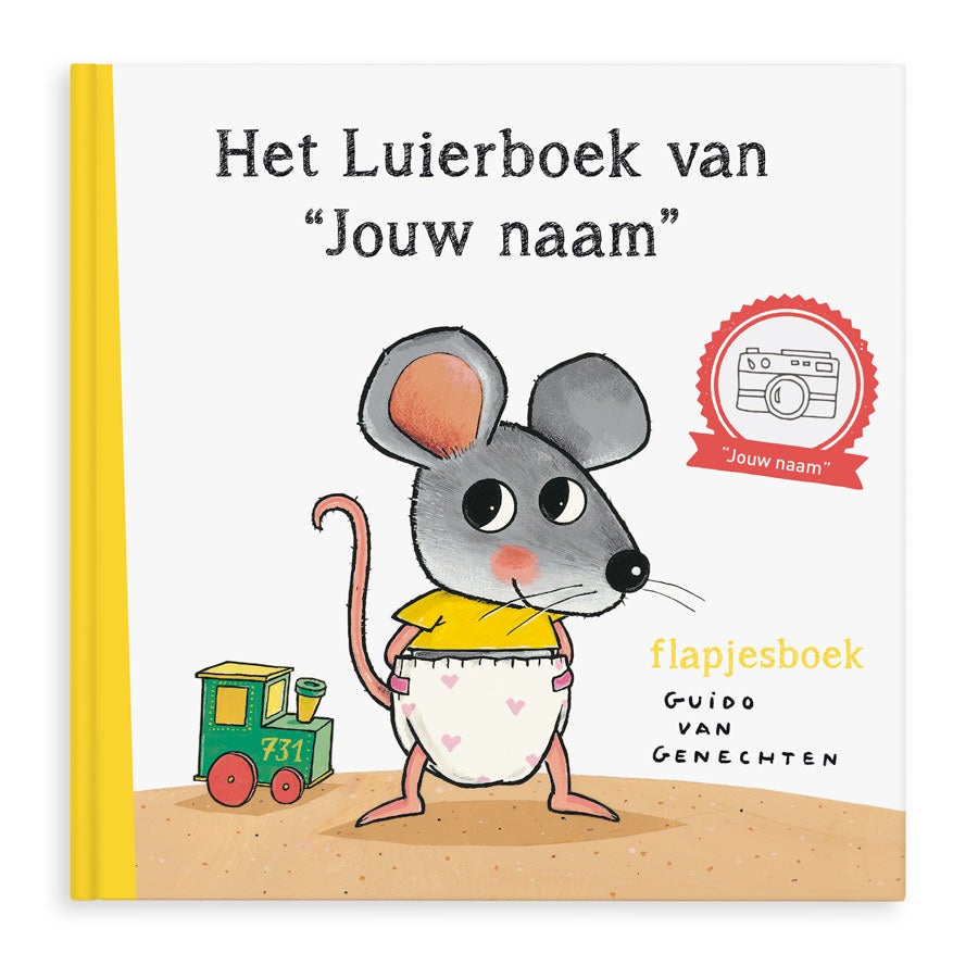 Flapjesboek met naam "Het Luierboek - XXL