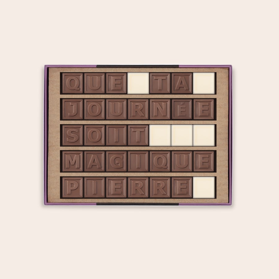 Messages en chocolat - Chocotelegram Messages en chocolat - Chocotelegram