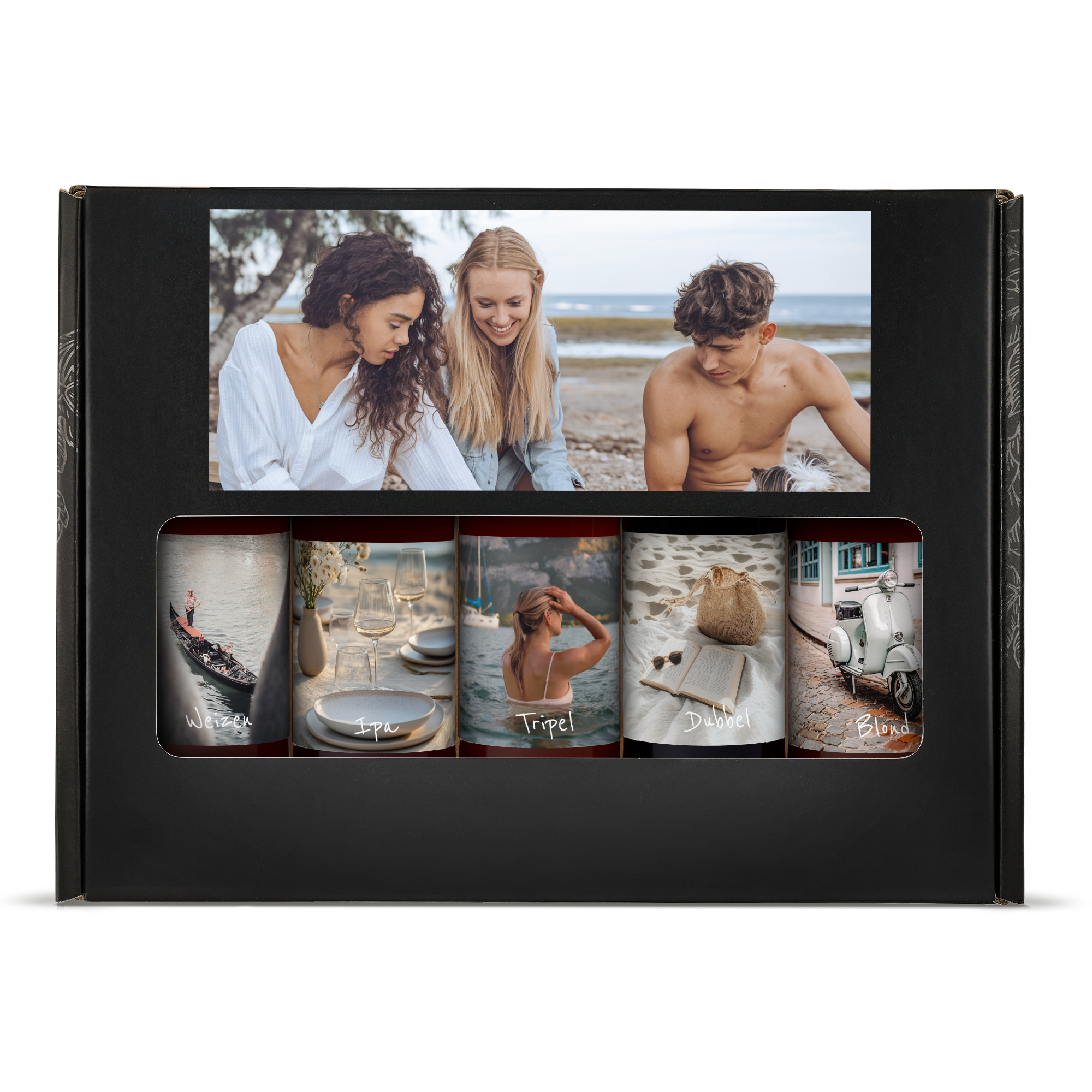 Coffret bières étiquettes personnalisées