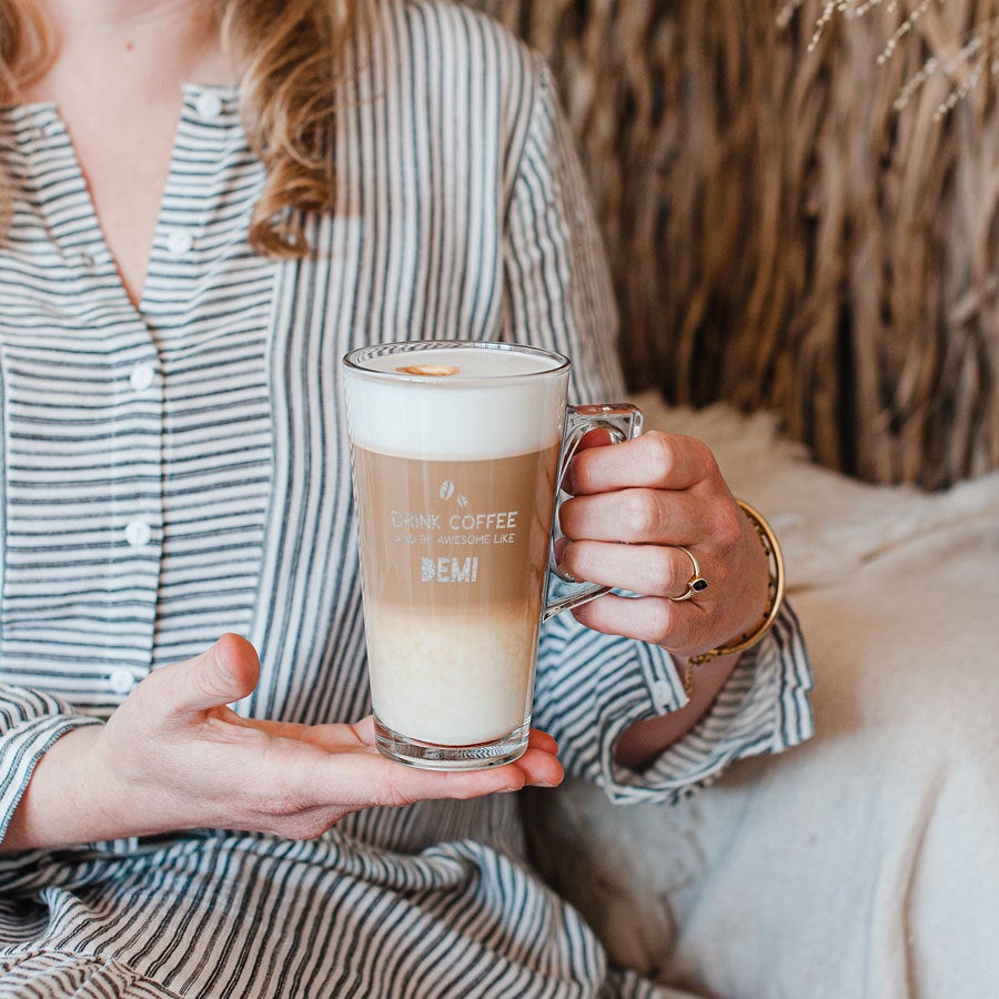 Verre à Latte Macchiato personnalisé Verre à Latte Macchiato personnalisé