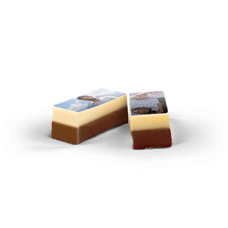 Chocolade bonbons met foto