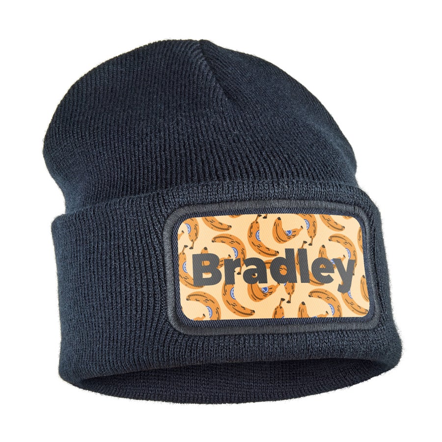 Printed beanie