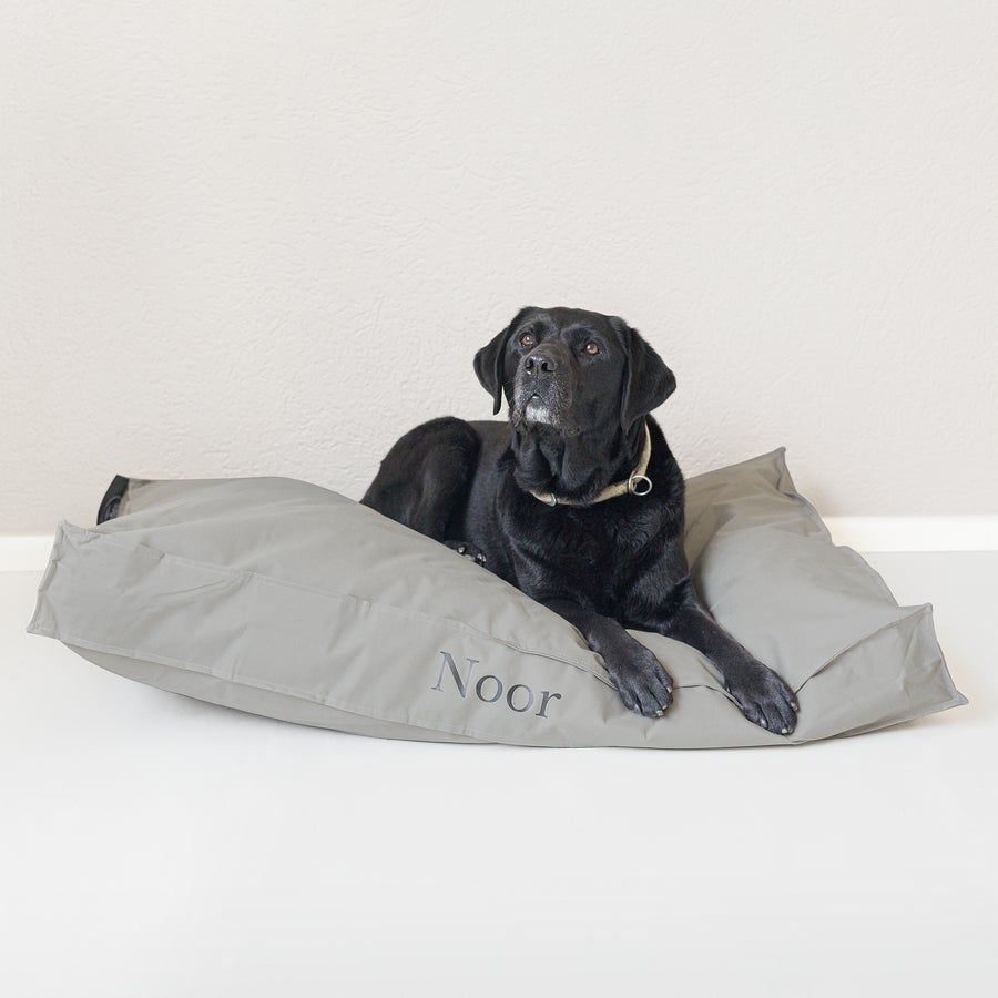Personalised dog bed - Taupe - Medium Personalised dog bed - Taupe - Medium