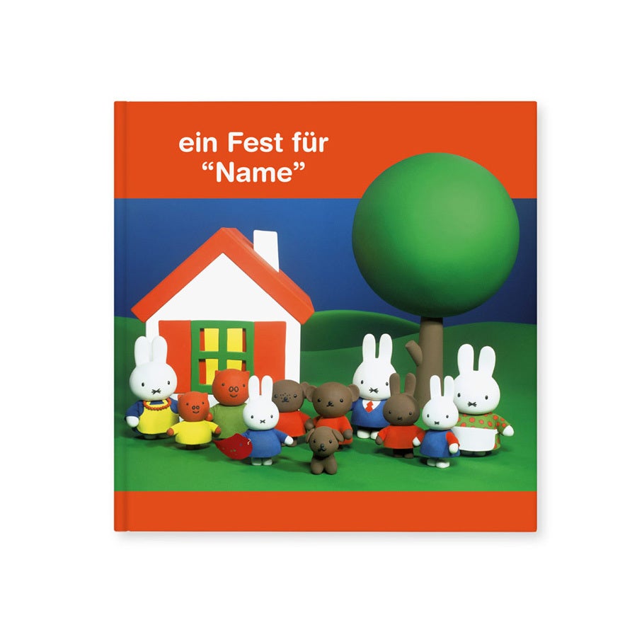 Miffy Geschenkset-Kinderbesteck und Buch mit Namen