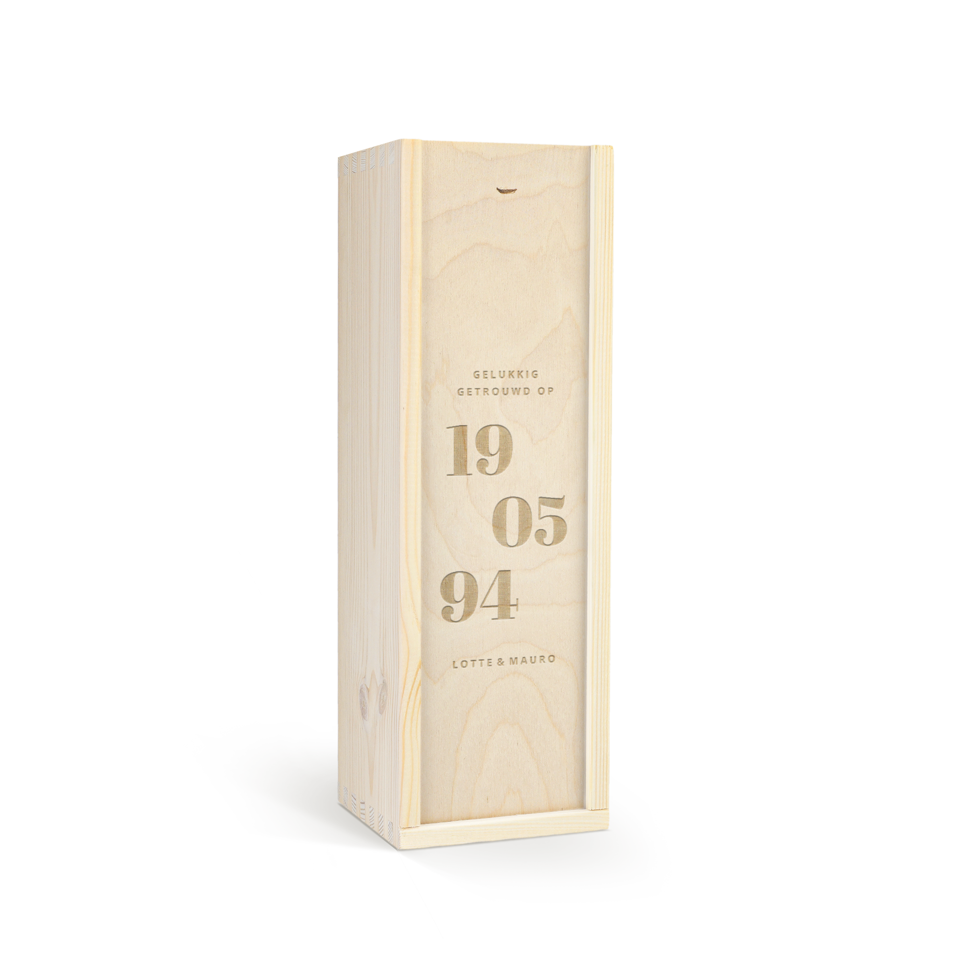 Gepersonaliseerde wijnkist