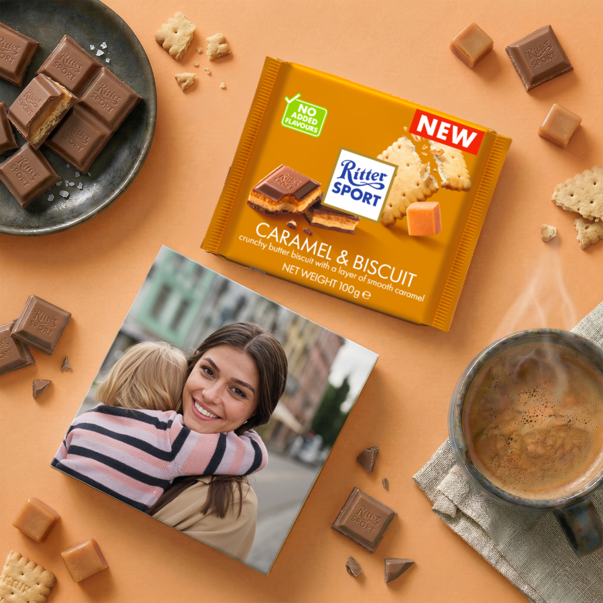 Ciocolată Ritter Sport personalizată