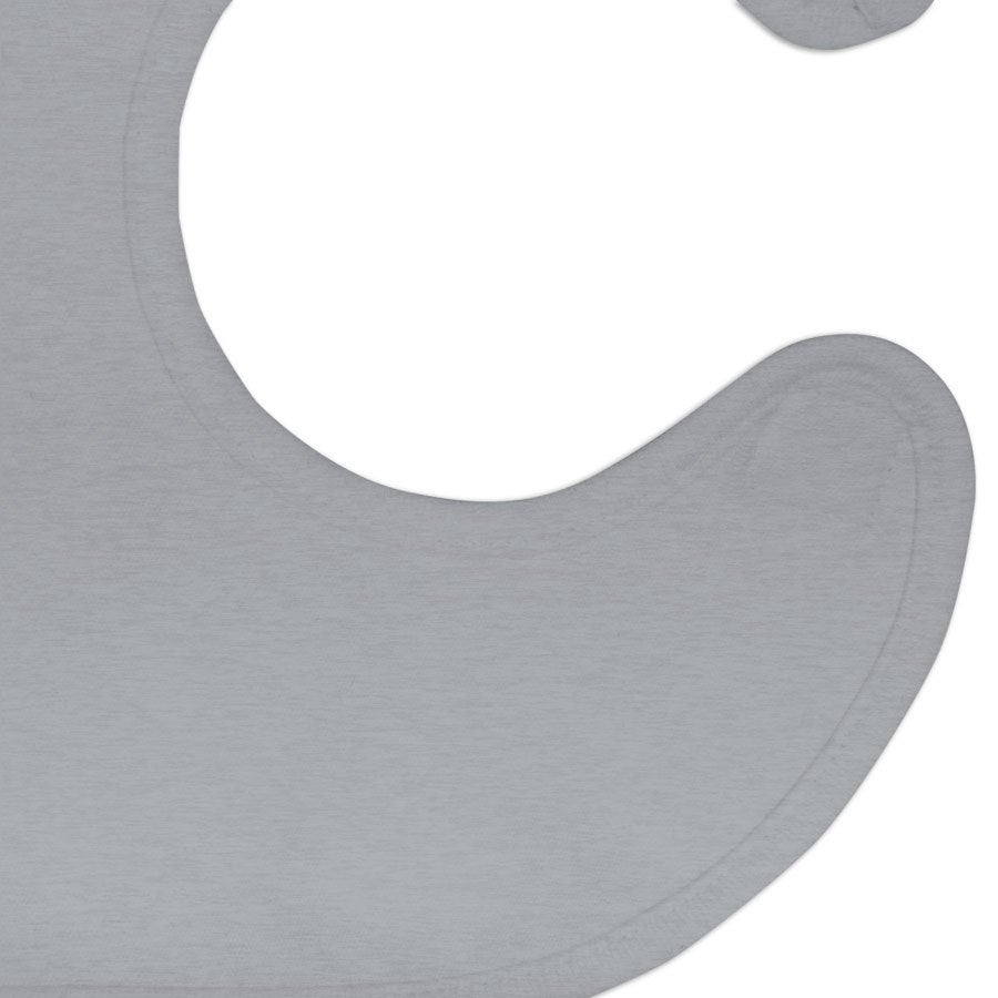 Bavaglino Personalizzato - Grigio