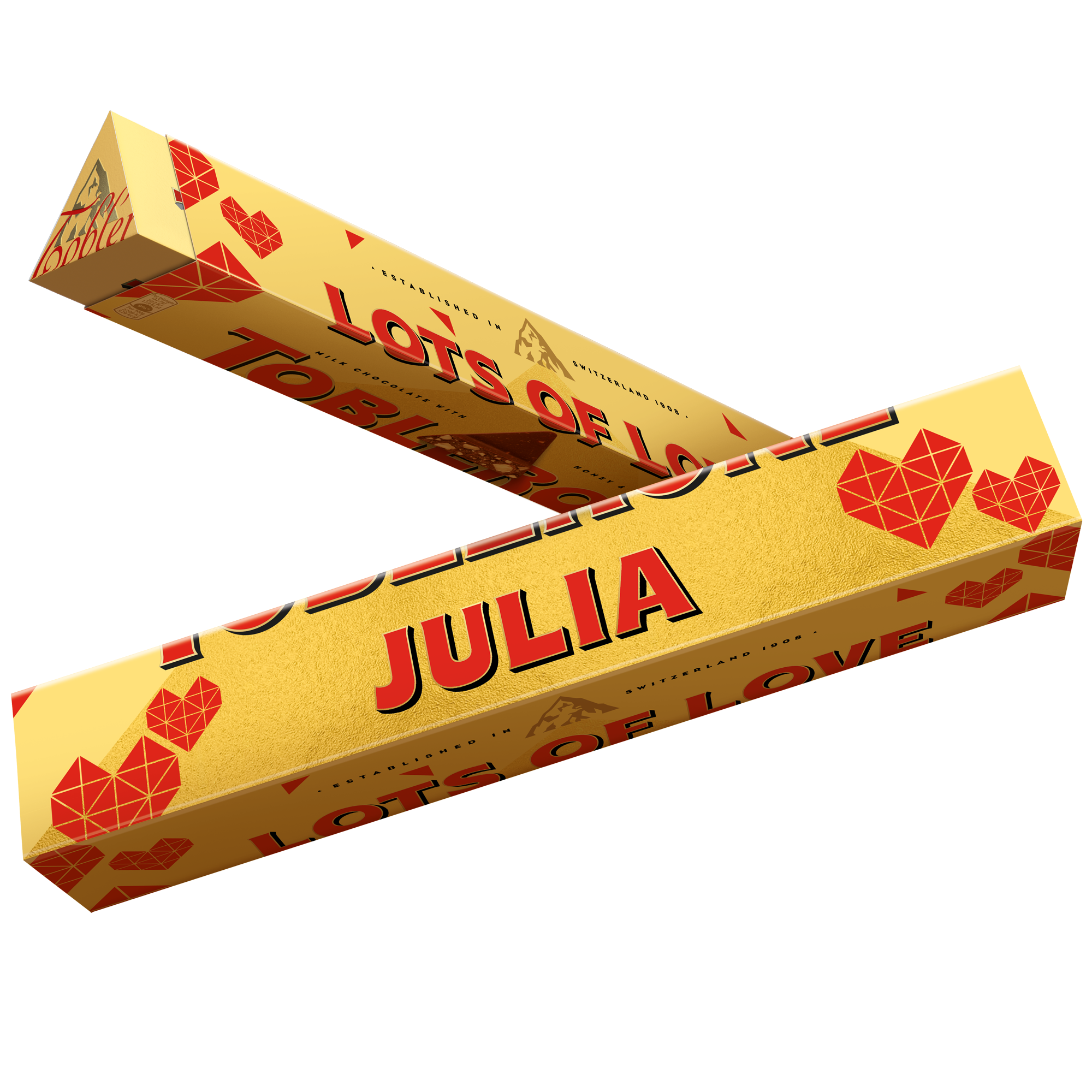 Toblerone Liebe Personalsieren