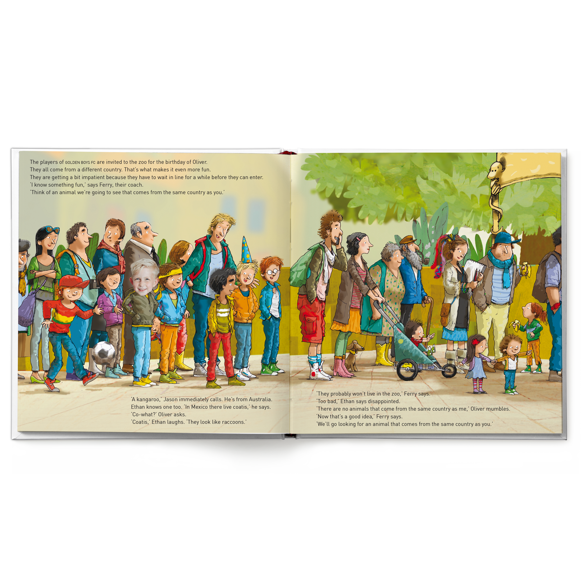 Personalised book - Animal Team