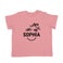 Maglietta neonato con stampa - Maniche corte - Rosa chiaro - 62/68