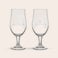 Hjemmebryg tønde med 2 glas med indgravering Hjemmebryg tønde med 2 glas med indgravering