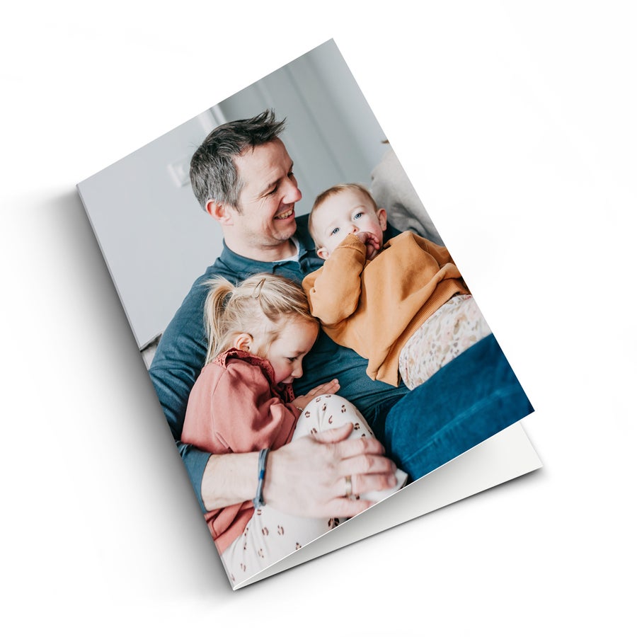 Personalised Father's Day greeting card