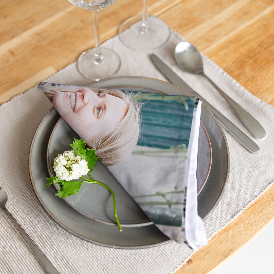 Personalised napkins