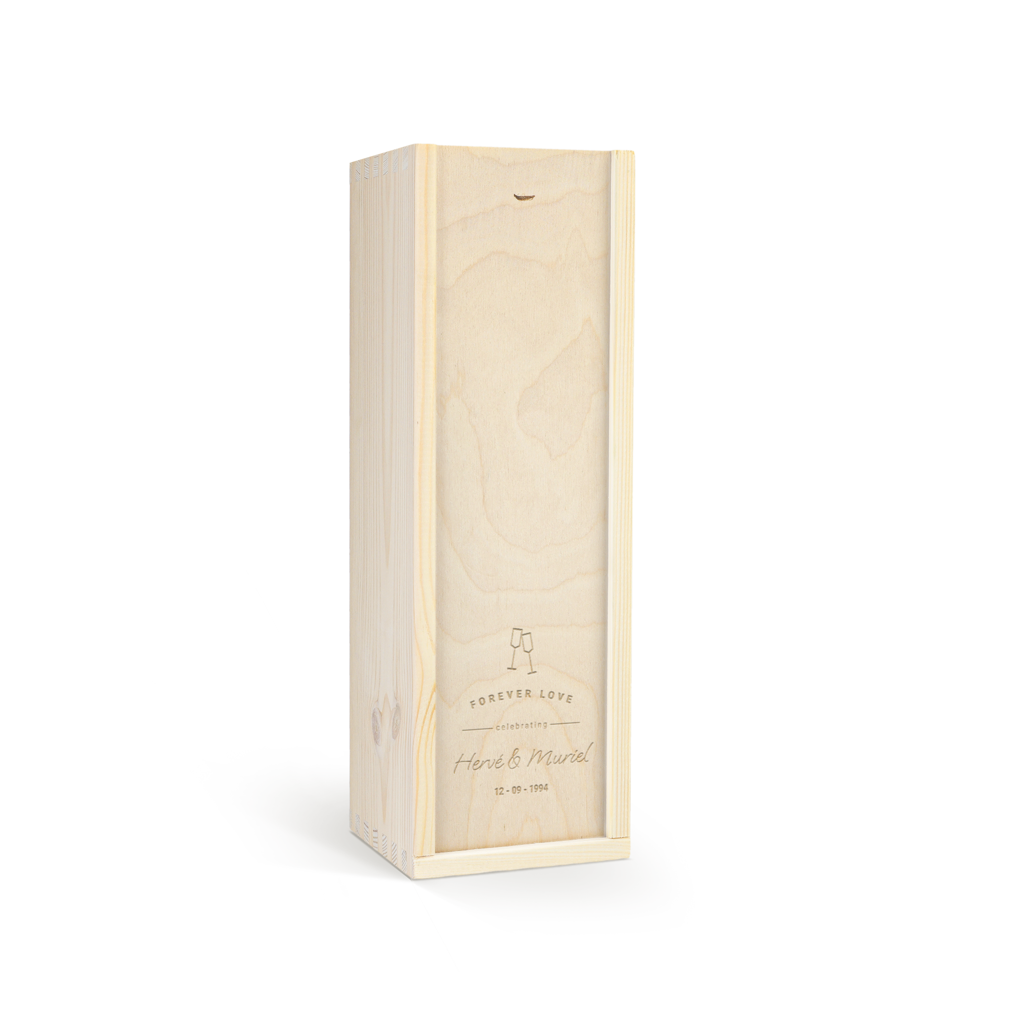 Caisse de vin personnalisée