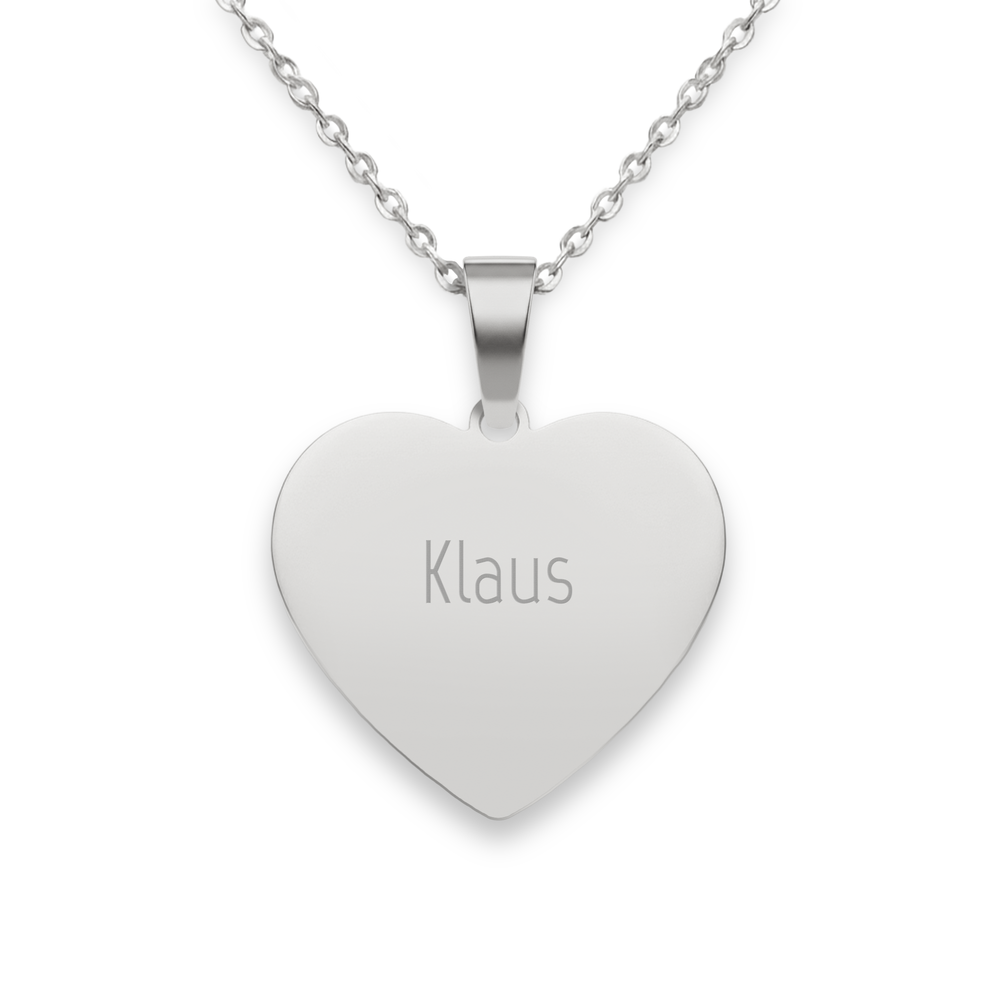 Herzanhänger mit Gravur