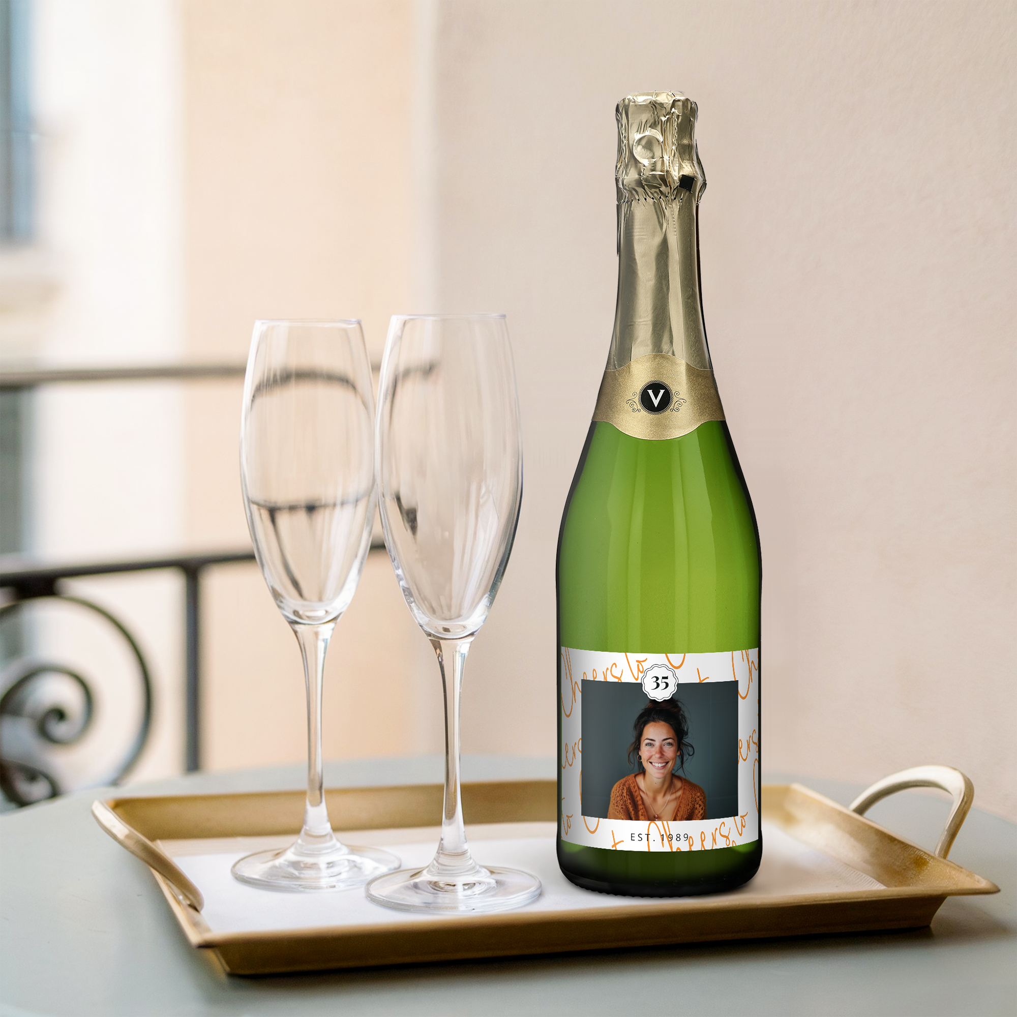Personalisierter alkoholfreier Sekt - Vintense