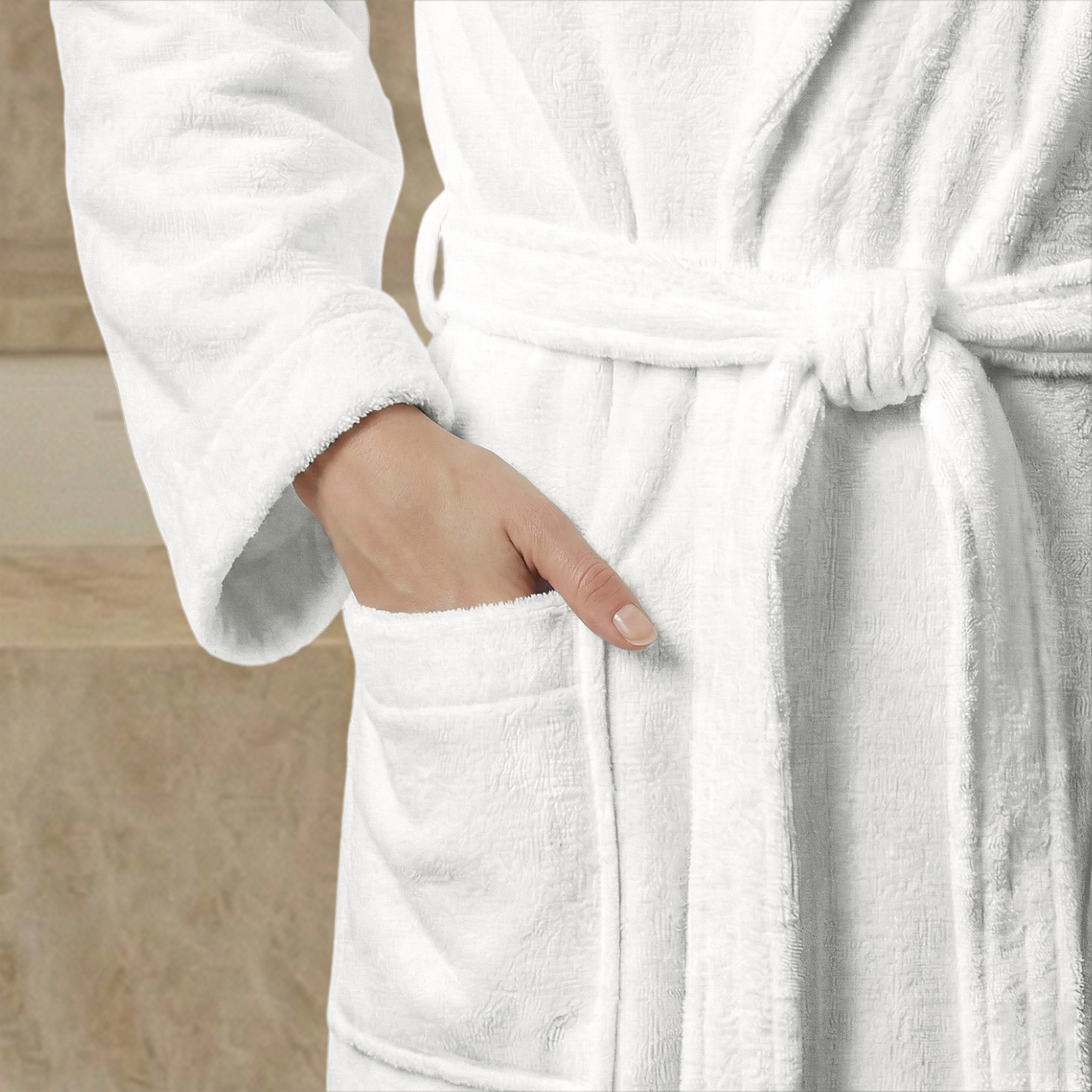 Personalisierter Damen-Frottee-Bademantel