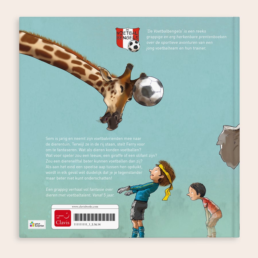 Boek "Jouw eigen dierenelftal" personaliseren Boek "Jouw eigen dierenelftal" personaliseren