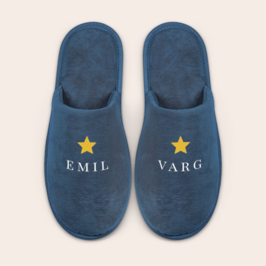 Personliga tofflor Personliga tofflor