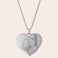 Engraved heart necklace large Engraved heart necklace large