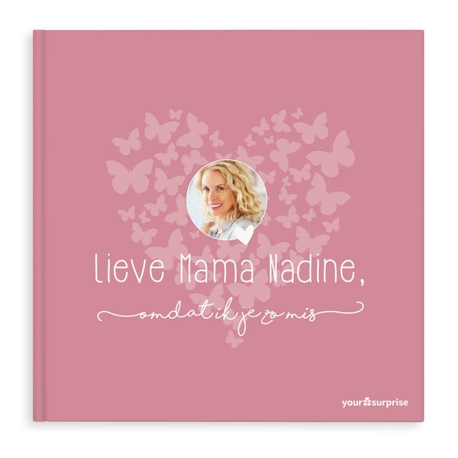 Gepersonaliseerd boek - Lieve Mama, omdat ik je zo mis - Hardcover