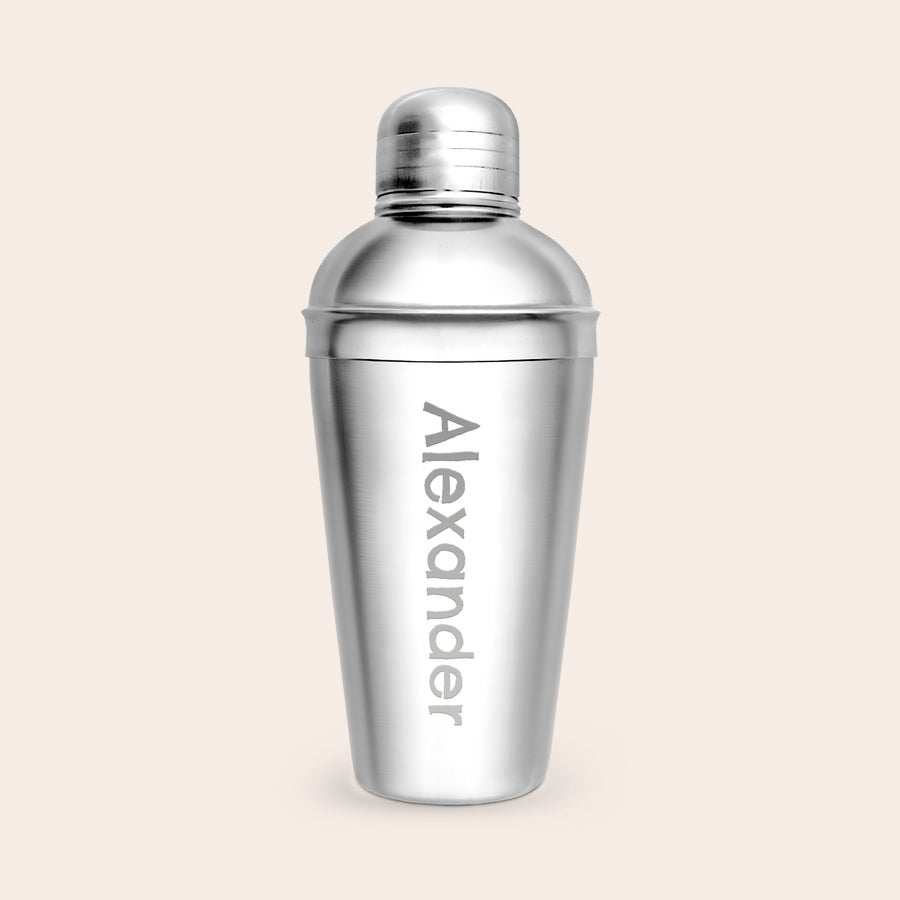 Personalised cocktail shaker Personalised cocktail shaker